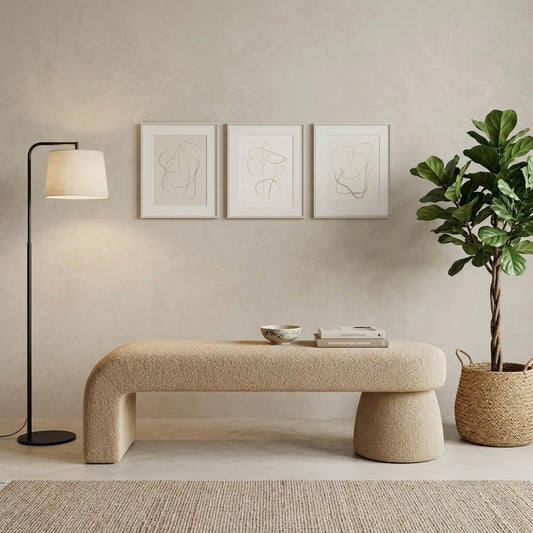 Banc Design en Bouclette