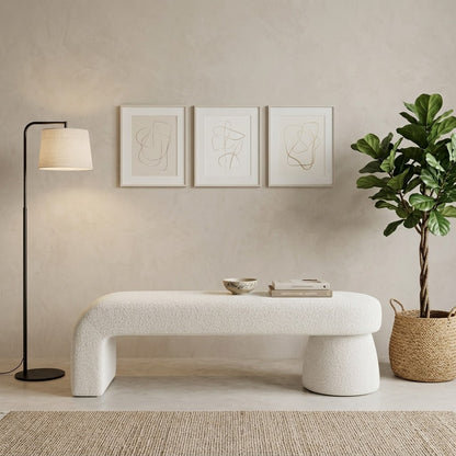 Banc Design en Bouclette