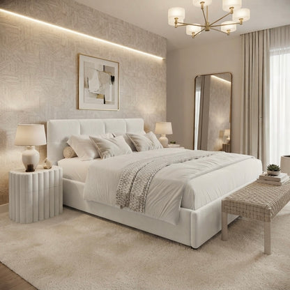 Lit Nova en tissu premium