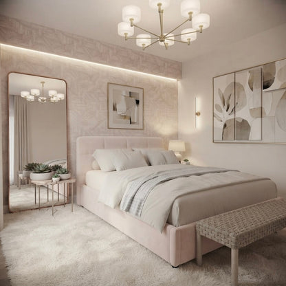 Lit Nova en tissu premium