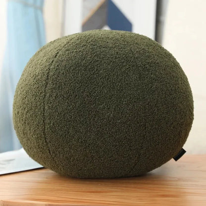 Oreiller en peluche en forme de boule
