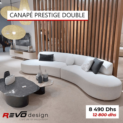 Canapé prestige double