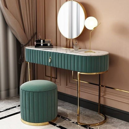 Nordik Coiffeuse + Tabouret + Miroir
