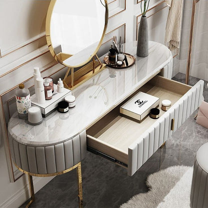 Nordik Coiffeuse + Tabouret + Miroir