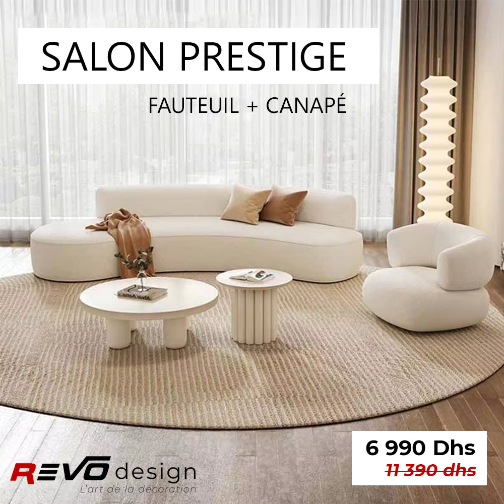 Pack Salon Prestige Fauteuil + Canapé