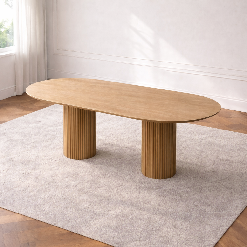 Pack MARBELLA – Table à Manger Ovale + 6 Chaises