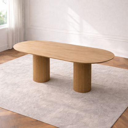 Pack MARBELLA – Table à Manger Ovale + 6 Chaises